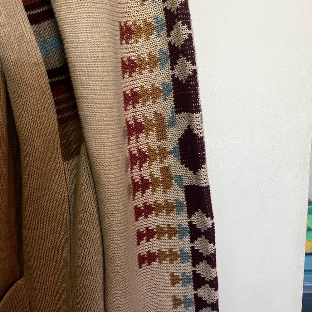Pendleton Beige Geometric Cardigan - image 2